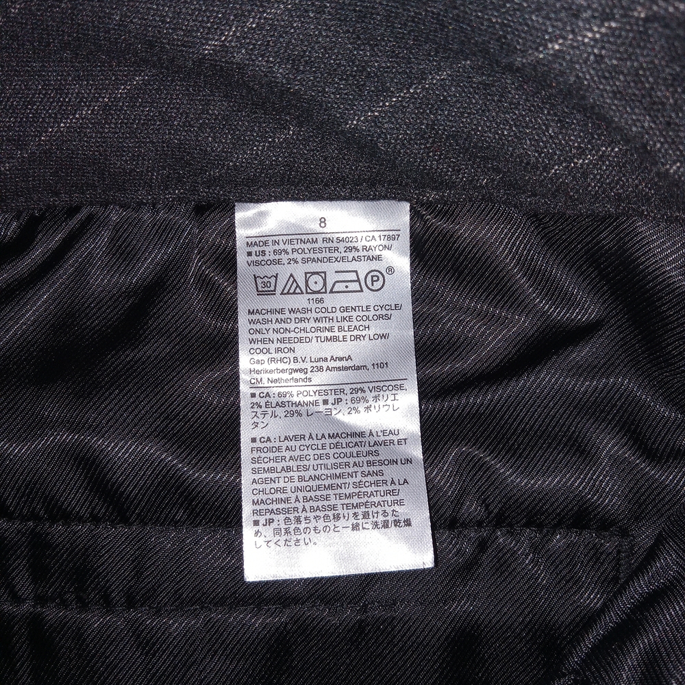 Banana Republic Women’s Pinstripe Dress Pants Size 8  Straight Career Office - Picture 6 of 13